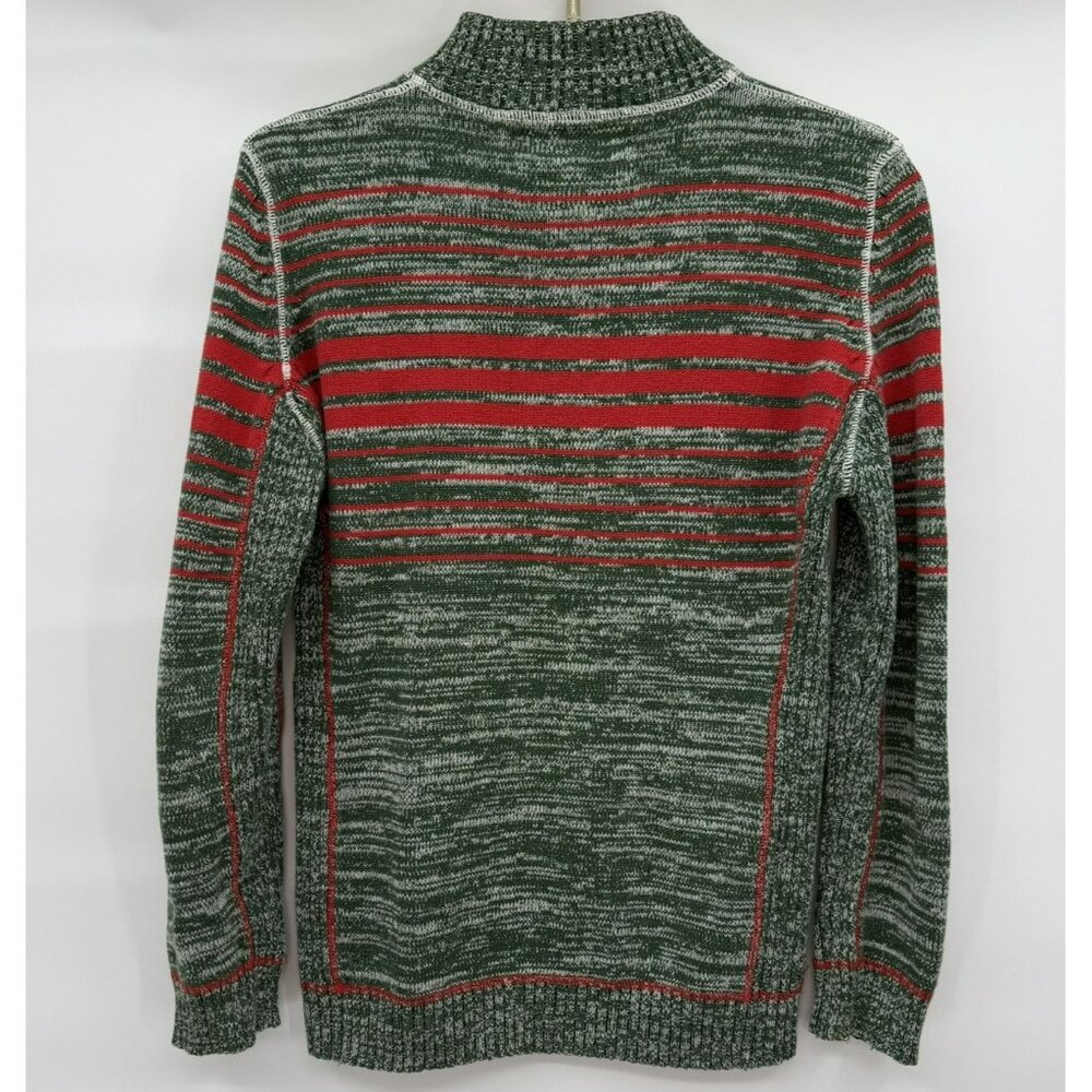 Minnesota Wild Old Time Hockey Knitted 1/4 Zip Sweater Mock Neck Size M NHL - Picture 2 of 8
